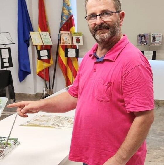Fotografía de Víctor Manuel Guaita Alegre, Concejal del PSPV-PSOE de Villargordo del Cabriel.