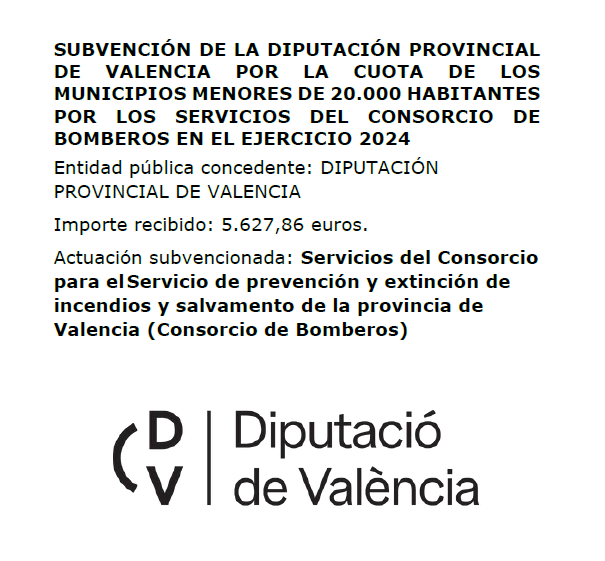 Subvencion Consorcio de Bomberos