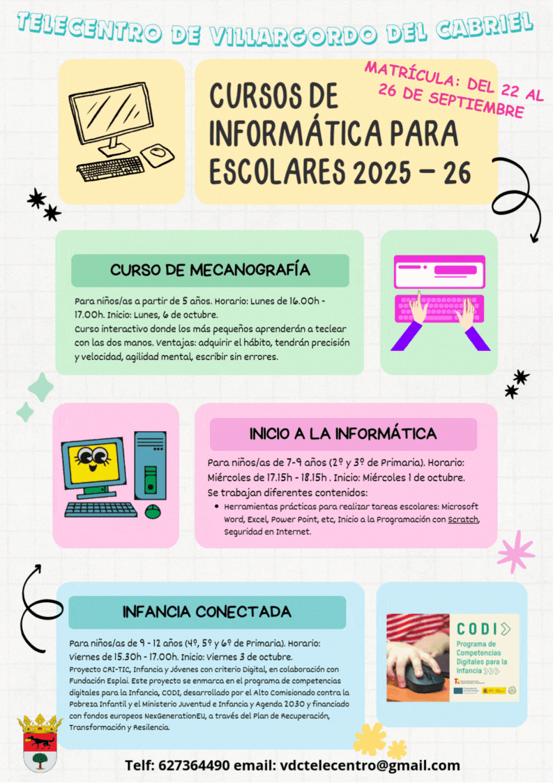 Copia de CURSOS DE INFORMÁTICA PARA ESCOLARES 2024 - 25