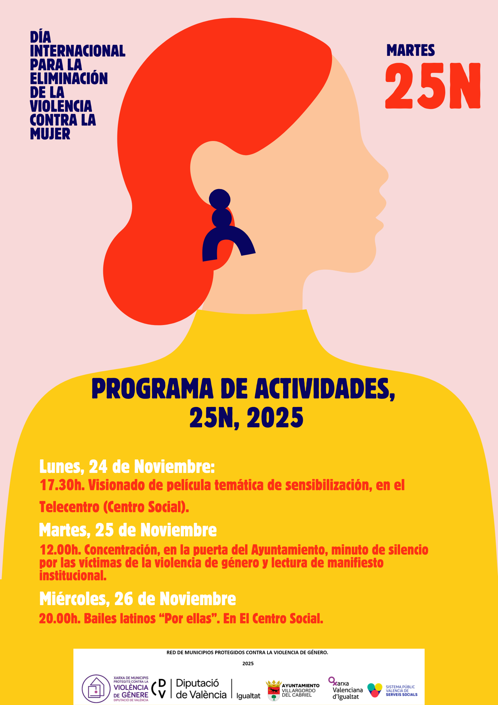 💜 25N – Día Internacional de la Eliminación de la Violencia contra la Mujer