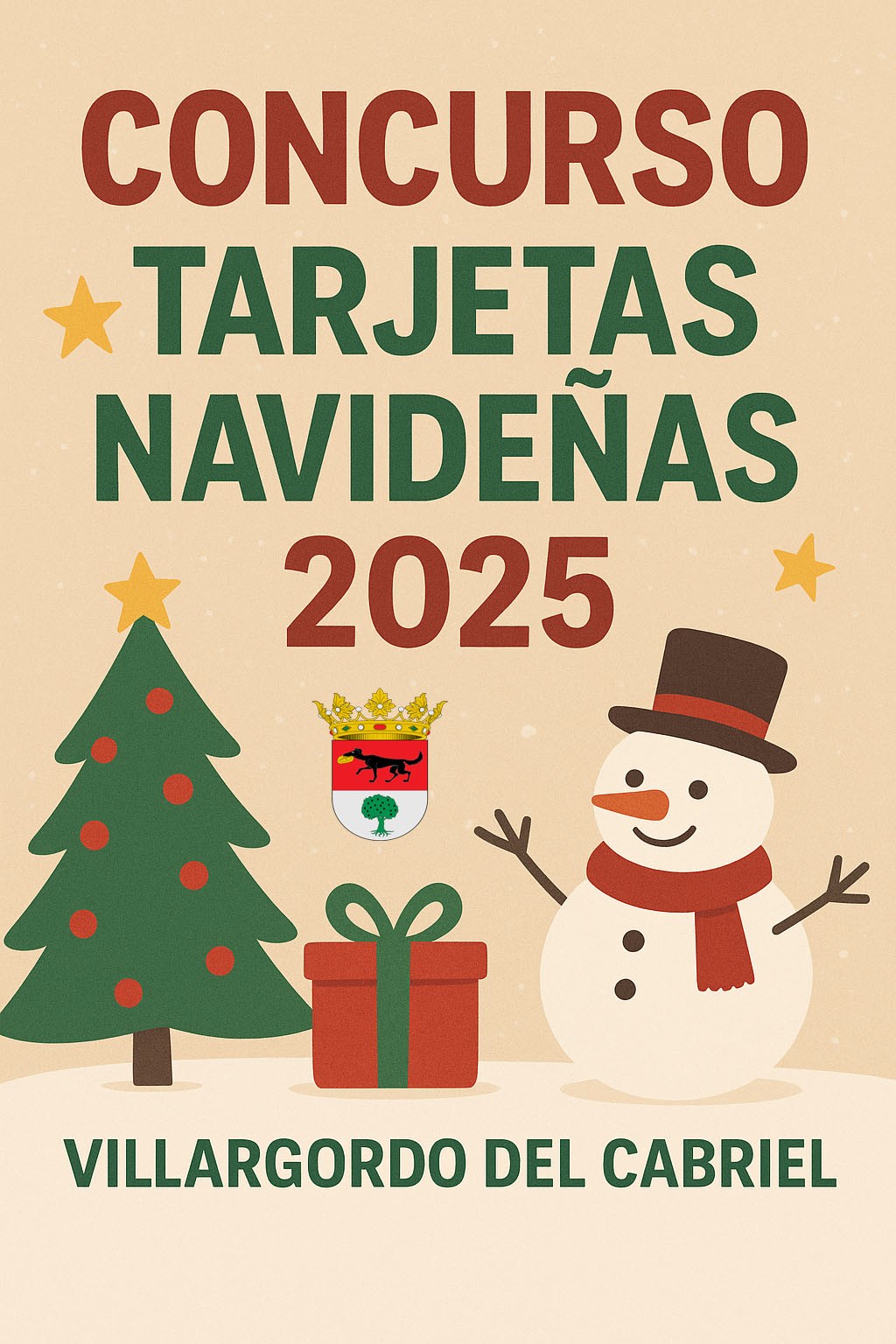 🎄 CONCURSO DE TARJETAS NAVIDEÑAS 2025 – VILLARGORDO DEL CABRIEL 🎄